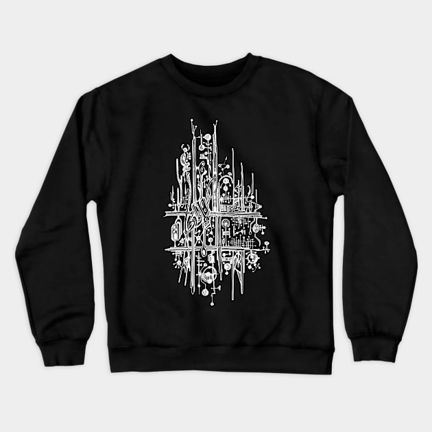 Abstract doodle art Crewneck Sweatshirt by TKDoodle